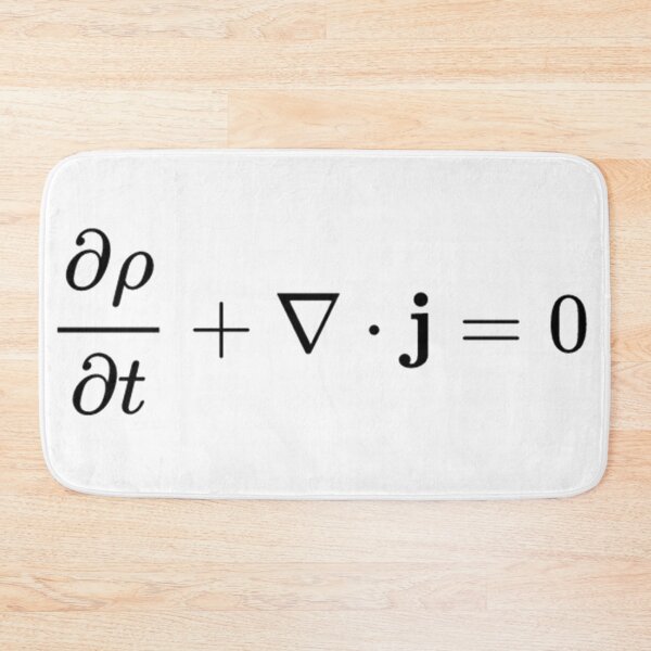 Item preview, continuity equation all physics fields basics designed and sold by NoetherSym.
