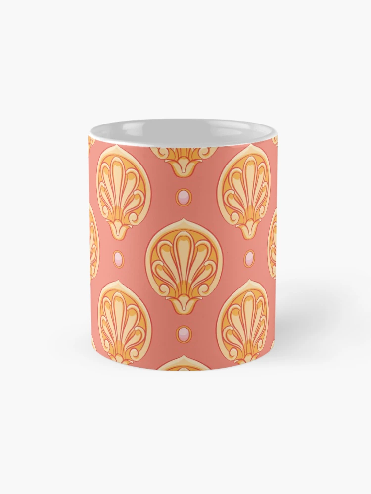 Imagen 4 de 6, Taza de café con la obra Shell Pattern, diseñada y vendida por mischellero.