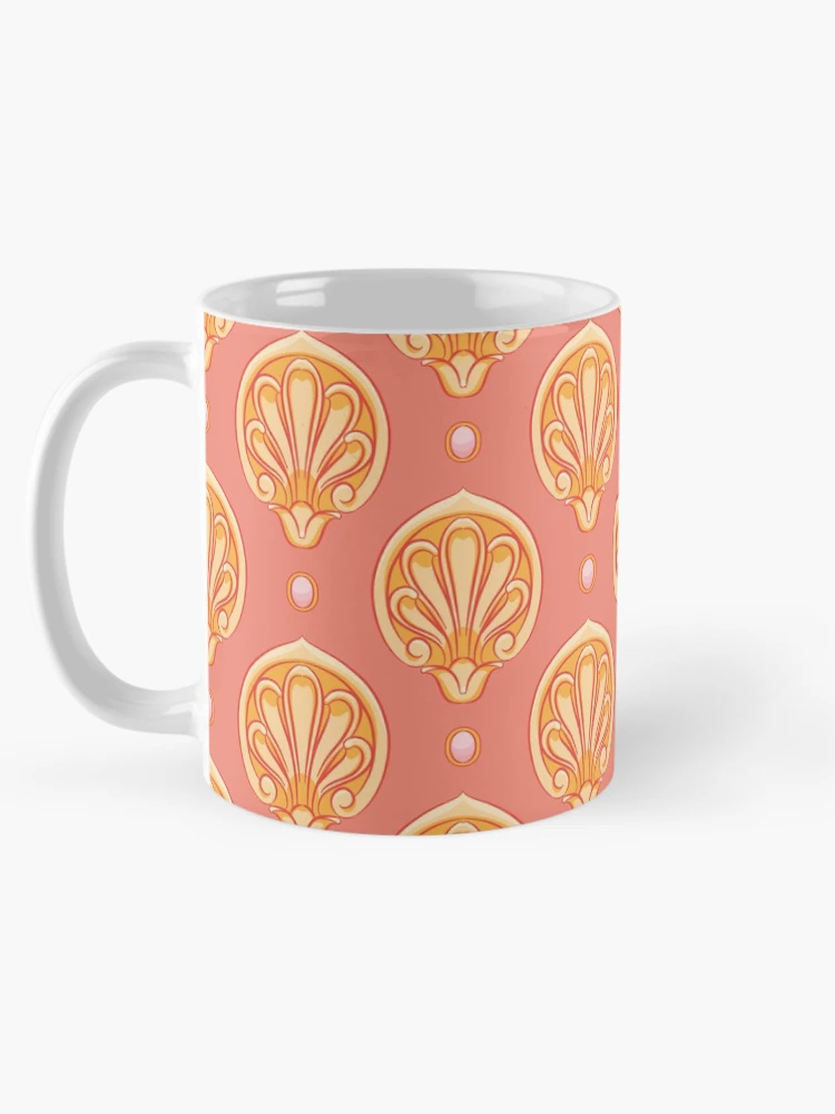 Imagen 5 de 6, Taza de café con la obra Shell Pattern, diseñada y vendida por mischellero.