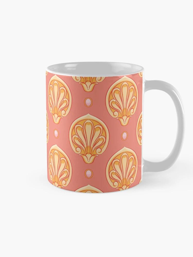 Imagen 3 de 6, Taza de café con la obra Shell Pattern, diseñada y vendida por mischellero.