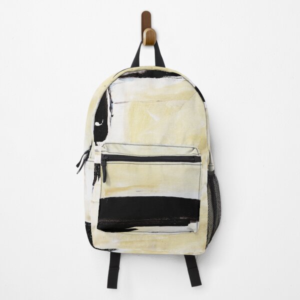 Item preview, Modern abstract painting. Black white and beige. designed and sold by PandaAvenue.