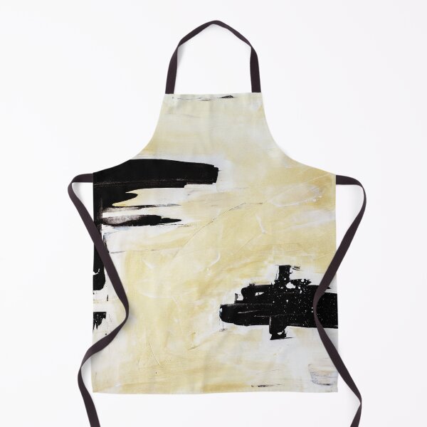 Item preview, Modern abstract painting. Black white and beige. designed and sold by PandaAvenue.