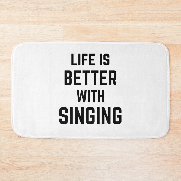Item preview, Life Is Better With Singing Black designed and sold by Jajulile.