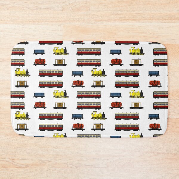 Item preview, Steam Train Magnet Sticker Pack Pattern (Yellow Loco) designed and sold by doodlerob.