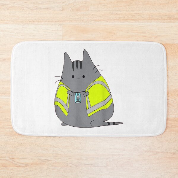 Item preview, Chubby Kitten Wearing Safety Vest, gift Funny designed and sold by murad2020.