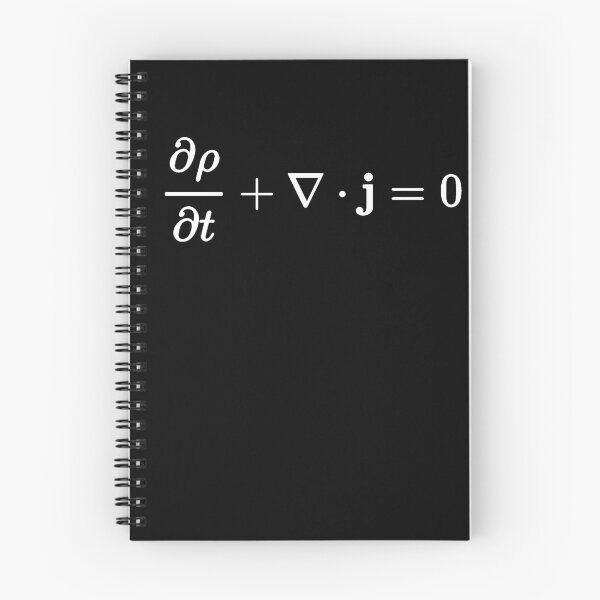 Item preview, continuity equation all physics fields basics designed and sold by NoetherSym.