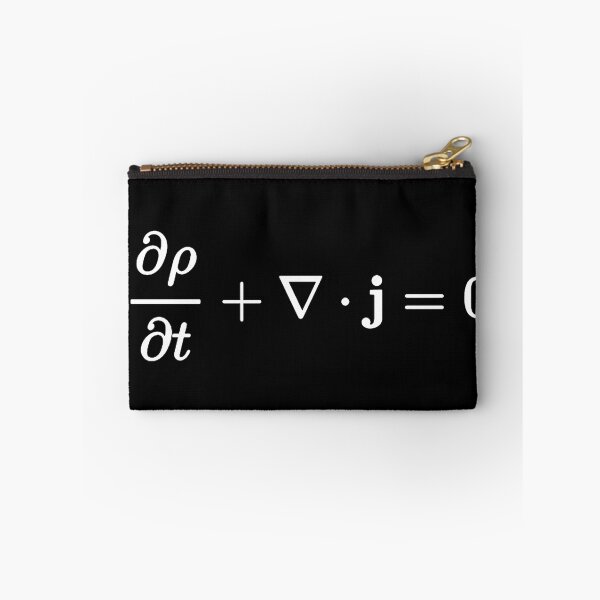 Item preview, continuity equation all physics fields basics designed and sold by NoetherSym.