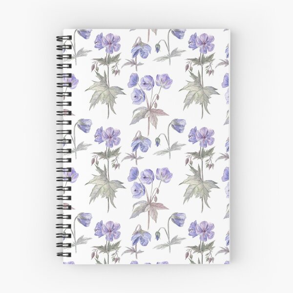Item preview, Geranium flowers on white designed and sold by Flowersforbear.