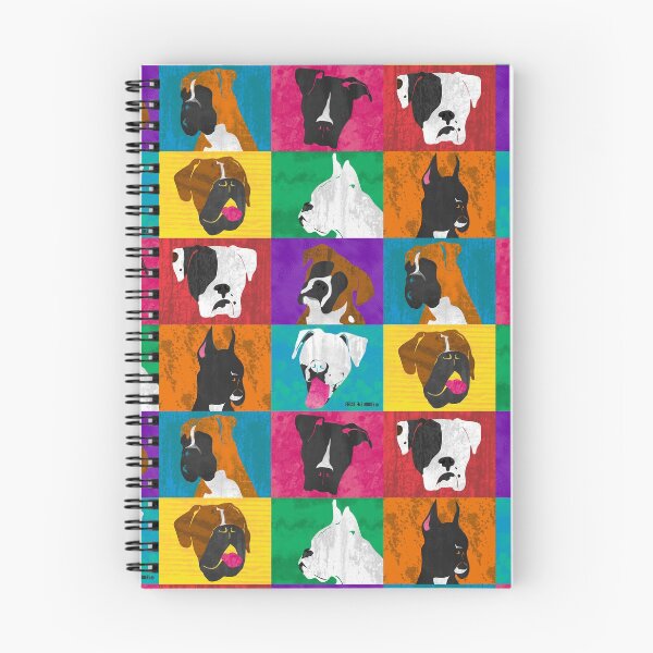 Item preview, Retro Pop Art Boxer Dog Breeds designed and sold by FFDoodles.