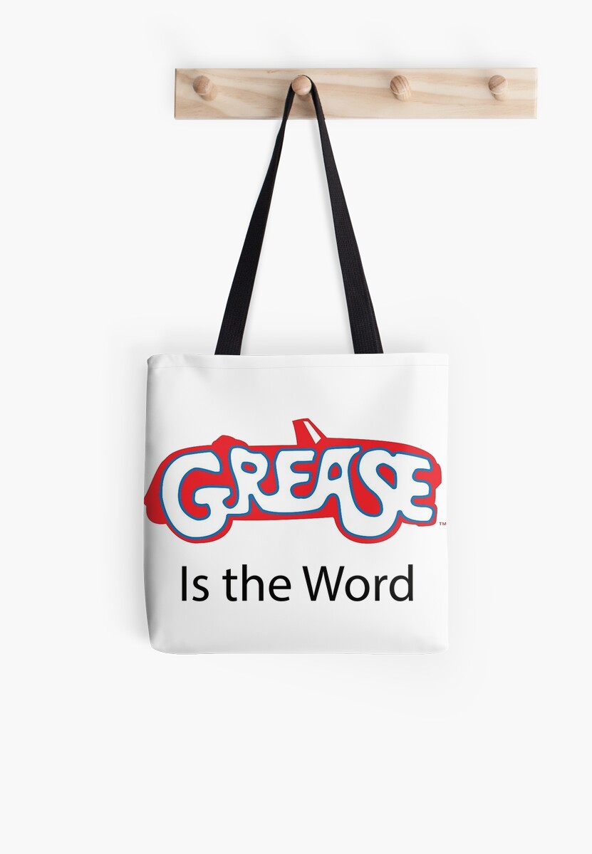 "Grease" Tote Bags by krose1023 Redbubble