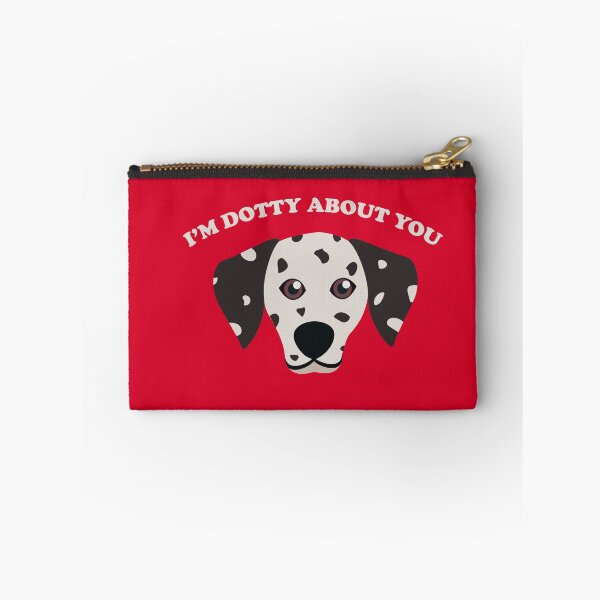 Item preview, Valentine's Day Dalmatian I'm Dotty About You Dog Breed Love British Funny Pun Anniversary Wedding Puppy Doggo Canine designed and sold by gkao.