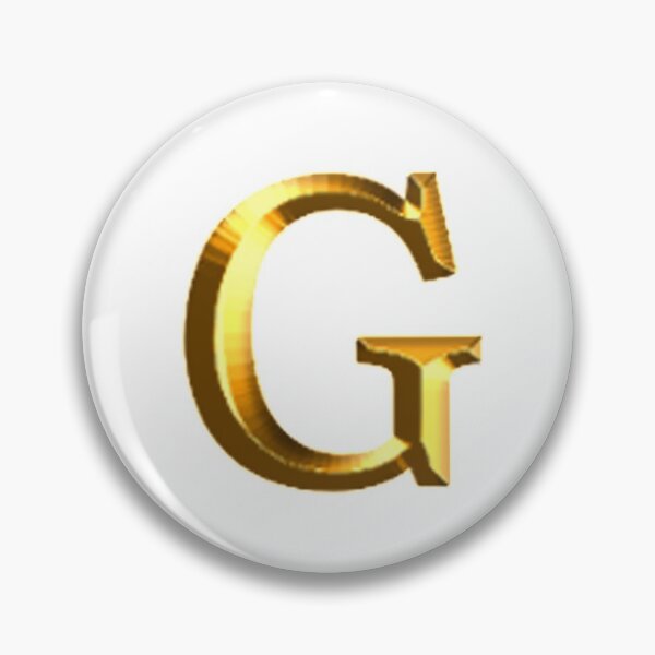Item preview, Gold Upper Case Letter G designed and sold by molamode.