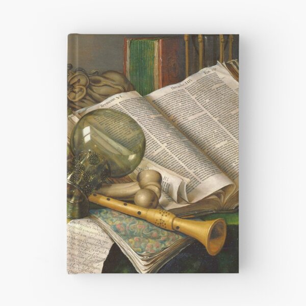 Item preview, Vanitas - Still Life with Books and Manuscripts and a Skull by Edwaert Collier, Dutch, 1663 designed and sold by Shapes-Mania.