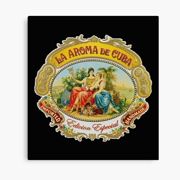 cigar bands canvas print by michaelwpg redbubble