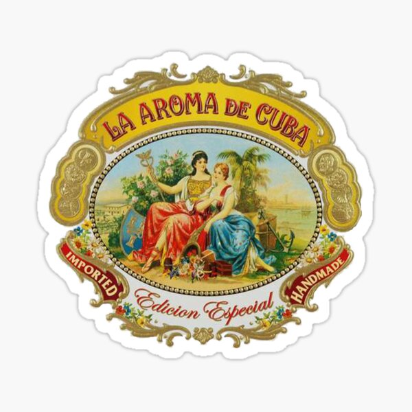 La Aroma De Cuba Cigars Sticker