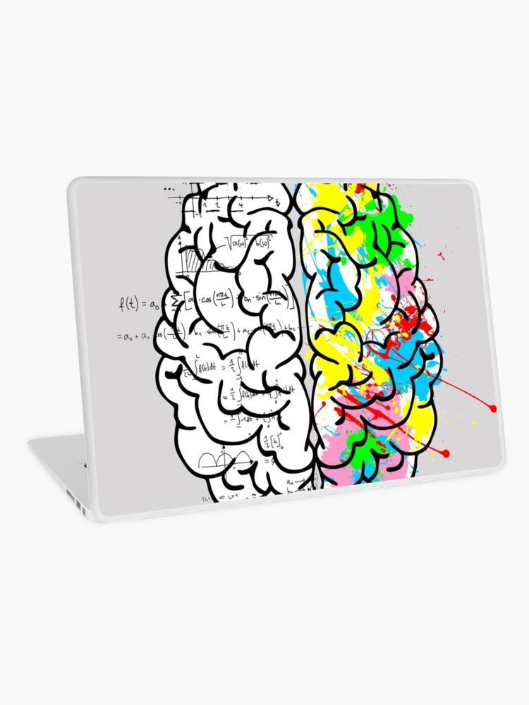 Left brain right brain hotsell laptop skin