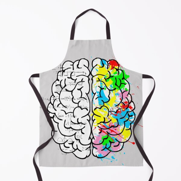 Item preview, Right Brain - Left Brain - cerebral cortex creativity intelligence designed and sold by Fruitsome.