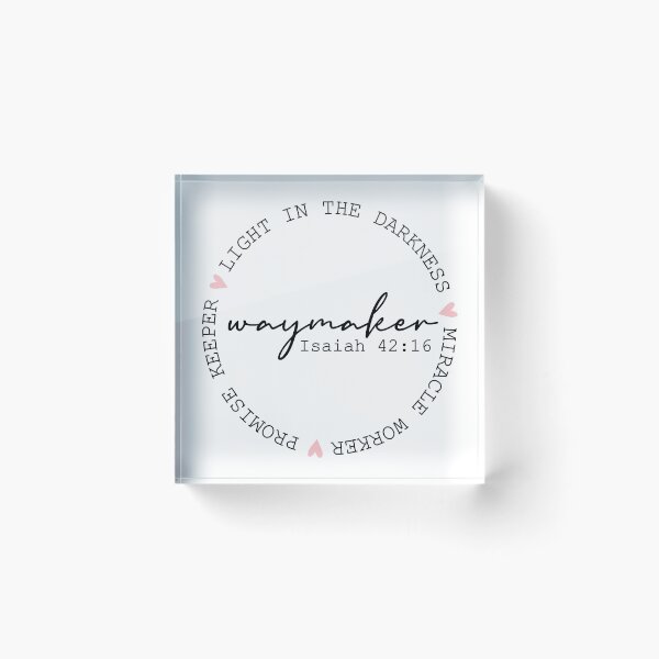 Item preview, Waymaker Isaiah 42:16 Circle designed and sold by 6thStDesigns.