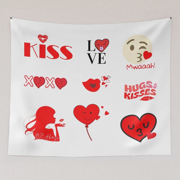 Item preview, RED LOVE AND KISSES - Variety Mix designed and sold by Nancyanna.