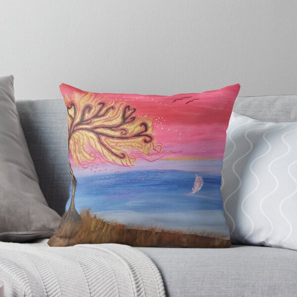 Item preview, Golden heart tree by the water designed and sold by Raineylanes.