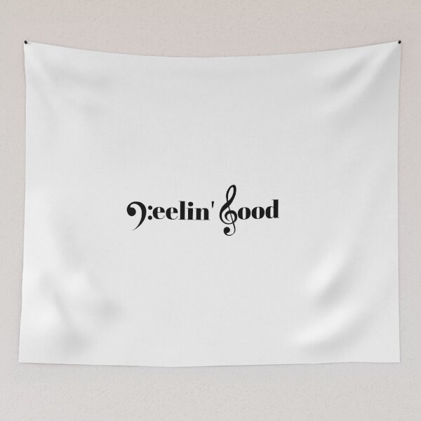 Item preview, feelin' good with "f" and "g" claf designed and sold by Musicianst0re.