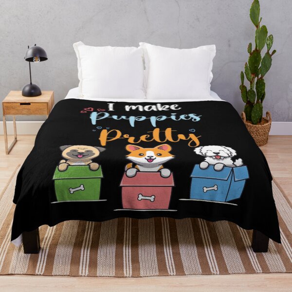 Item preview, I Make Puppies Pretty Funny fur Artist Pet Dog Groomer designed and sold by Messaadi7Ridha.