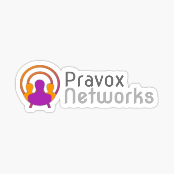 Pravox Networks [Old Logo] Sticker