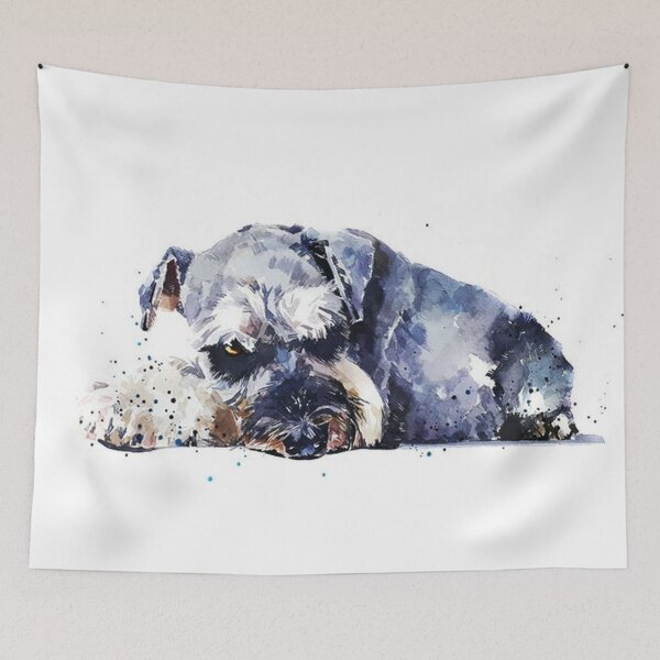 Item preview, Schnauzer dog art pets dogs cute sweet puppy designed and sold by Coolstuff4you71.