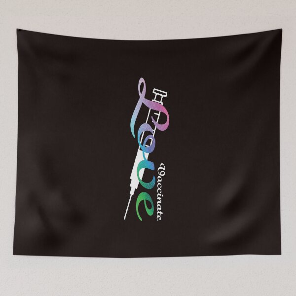 Item preview, Love Vaccinate -vaccinated designed and sold by JAZTshirt.