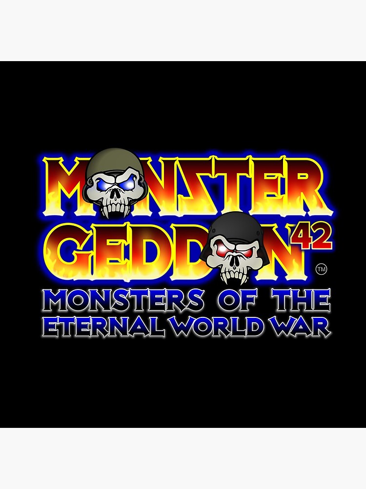 Thumbnail 4 of 4, Clock, MONSTERGEDDON 42 Logo Block designed and sold by MONSTERGEDDON42.