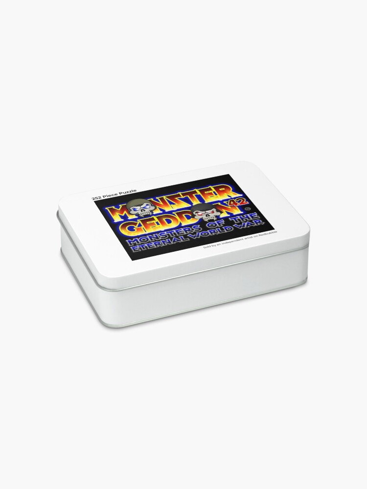 Alternate view of MONSTERGEDDON 42 Logo Block Jigsaw Puzzle