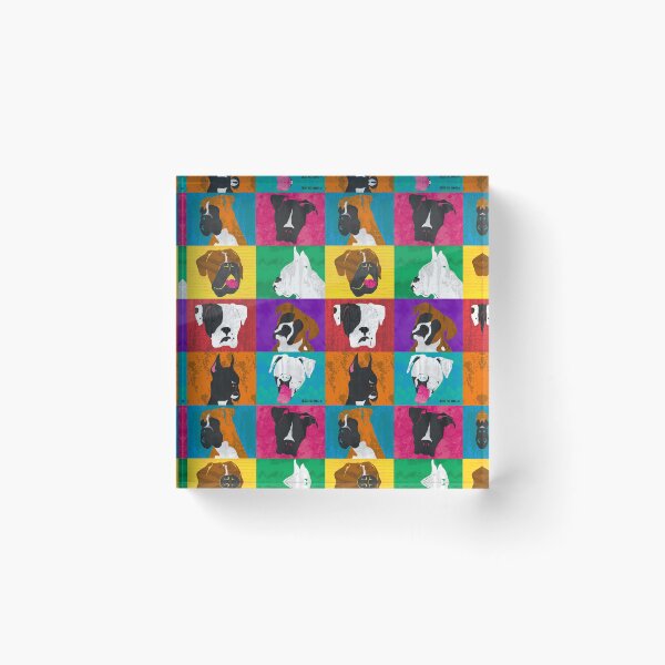 Item preview, Retro Pop Art Boxer Dog Breeds designed and sold by FFDoodles.