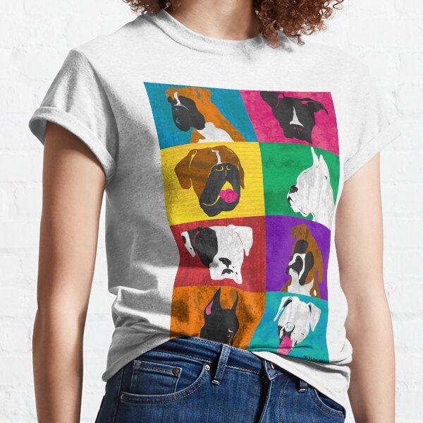 Item preview, Retro Pop Art Boxer Dog Breeds designed and sold by FFDoodles.