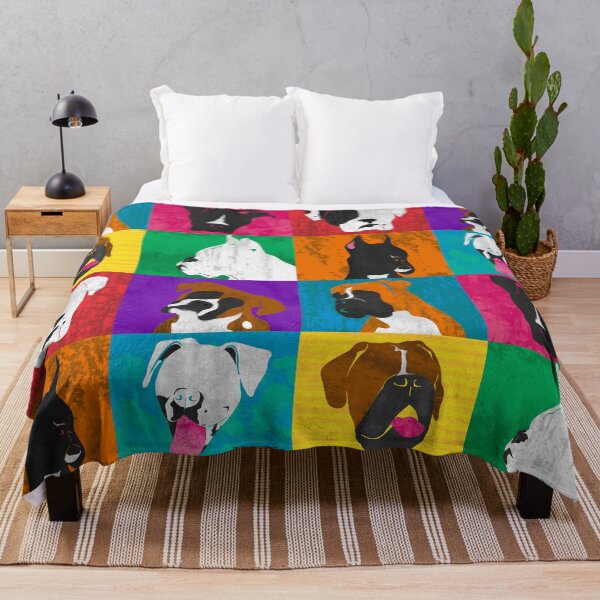 Item preview, Retro Pop Art Boxer Dog Breeds designed and sold by FFDoodles.