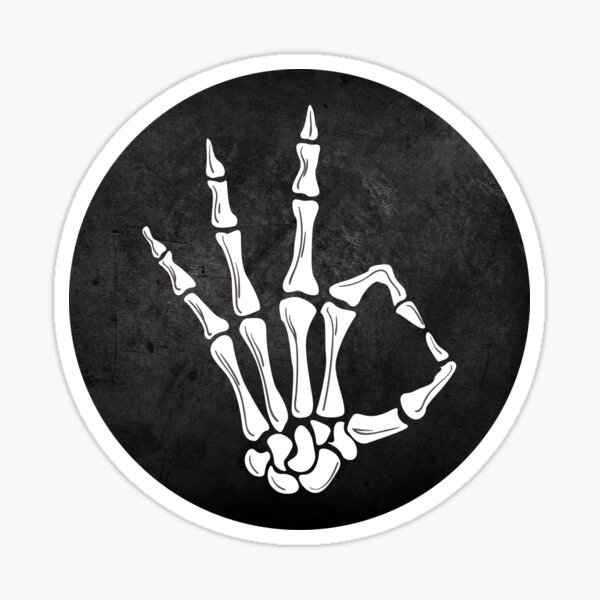 Ok Hand Sign Stickers Redbubble - ok hand roblox