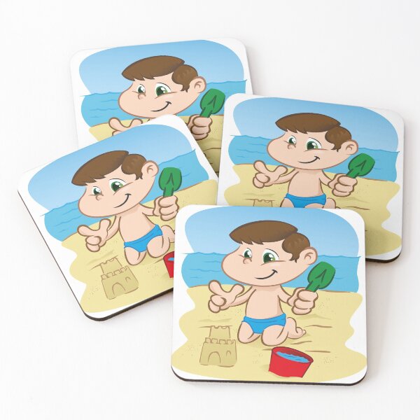 Item preview, Illustration is a character child playing on the beach. Ideal for sports and institutional information designed and sold by LucianoCosmo.