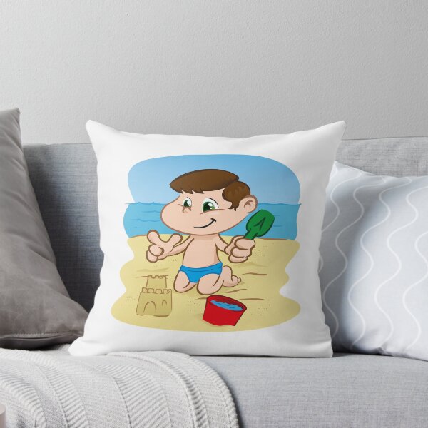 Item preview, Illustration is a character child playing on the beach. Ideal for sports and institutional information designed and sold by LucianoCosmo.
