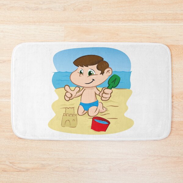 Item preview, Illustration is a character child playing on the beach. Ideal for sports and institutional information designed and sold by LucianoCosmo.