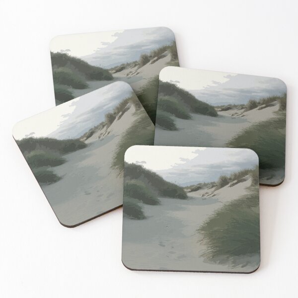 Item preview, Stylized sand dunes with grass designed and sold by PTI Art.