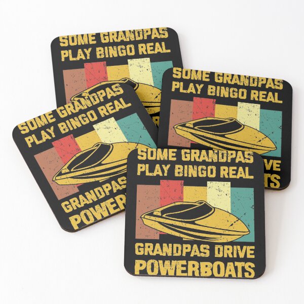 Item preview, Some Grandpas Play Bingo Cool Grandpas Drive Powerboats designed and sold by sesa10.