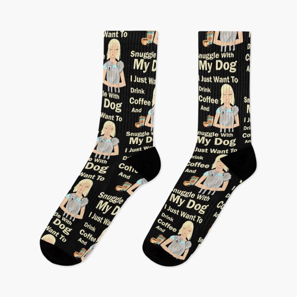 Item preview, i just want to enjoy drinking coffee and snuggle with my dog, dog mother coffee lover designed and sold by SGS-.