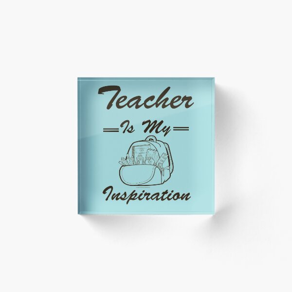 Item preview, Teacher Is My Inspiration T-shirts designed and sold by boujedra07.