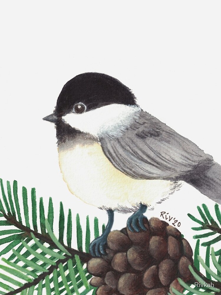 Thumbnail 4 of 4, iPhone Case, Chickadee designed and sold by Rivkah.