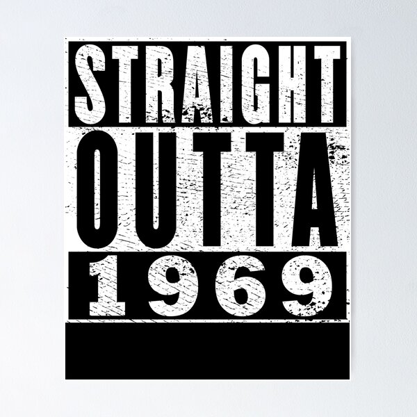 Item preview, Straight Outta 1969 Birthday designed and sold by RandomStuffShop.