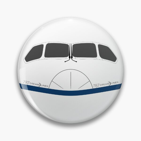 Item preview, Boeing 787 Dreamliner Front Windshield Nose Design designed and sold by Aviation Tees.