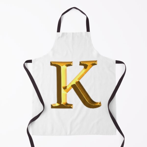 Item preview, Gold Upper Case Letter K designed and sold by molamode.