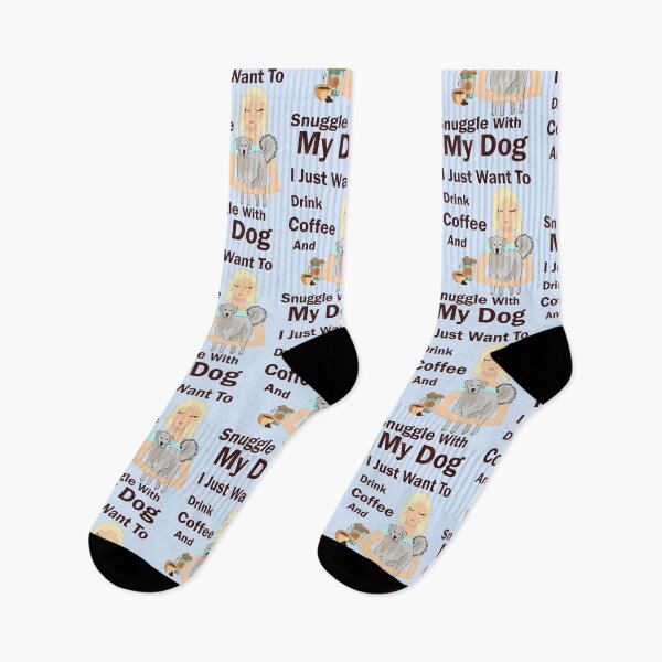 Item preview, i just want to enjoy drinking coffee and snuggle with my dog, dark text dog mother coffee lover designed and sold by SGS-.