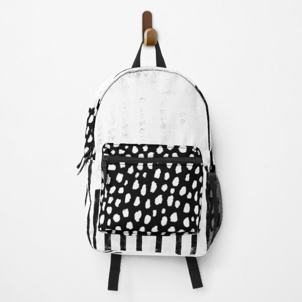Item preview, Polka Dots and Stripes Pattern (white/black) designed and sold by Design Minds Boutique.