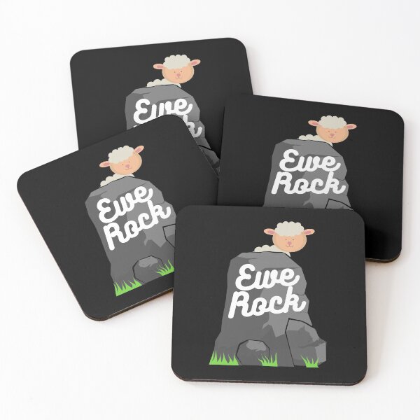 Artikelvorschau, Ewe Rock lustiges und niedliches Schafdesign entworfen und verkauft von Artomobiles.
