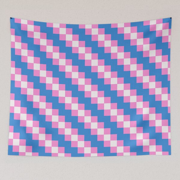 Item preview, Transgender Checker Pattern designed and sold by Aroaes.